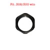 5/8" x24 Jam nut 5/8-24 Thread Black Steel Lock nut