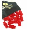 SweetGourmet Red JuJu Cinnamon Bears, Bulk Candy Unwrapped, Chewy Soft