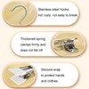 12PCS Clothes Pins, Hanging Clips, Hanger Clips, Hanger Hooks, Stainless
