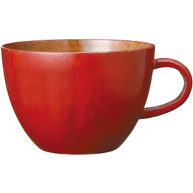 Ase Shinzo Shoten F1910 Bowl, Soup Cup, Chihiro Red Suri, Brown