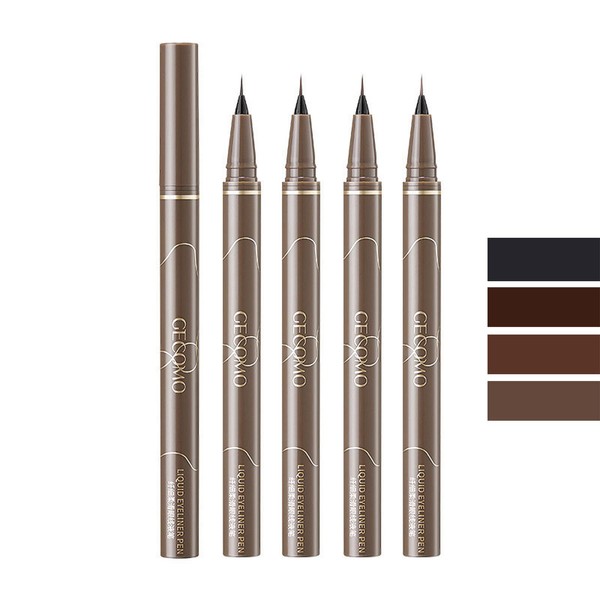 Brown Liquid Eyeliner Set Waterproof Long-Lasting Quickly Dry Eye Liners
