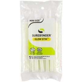 Glow in the Dark Hot Glue Sticks Mini Size 4" - 15 Pack