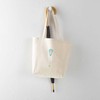 CafePress Lacrosse Stick Tote Bag Reusable Natural Beige Canvas Shopping