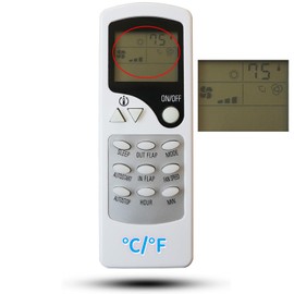 Replacement Remote Control for Turbo AIR ZHF/LW-17-1 TAS-18VH TAS-24VH ZCF/LW-17-1 TAS-18V TAS-24V Wall-Mounted Air Conditioner