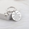 Lywjyb Birdgot Religious Keychain Thank You Gift for Sponsor Confirmation