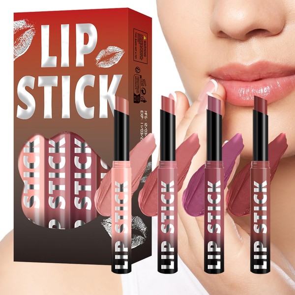 Lip Stick Set | Smooth Matte Lip Gloss,Lightweight Hydrating Waterproof