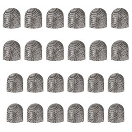 24 Pcs Replaceable Mesh Fiber Tips - Stylus Tips for Stylus Pens- 5mm and 6mm Silicon Tip - Compatible with Tablets and Smartphones