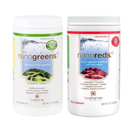 Best Bundles - NanoGreens - Green Apple (12.7oz) + NanoReds - Berry (12.7oz)