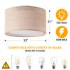JIWUZHI Boho Light Fixtures,12.6" Flush Mount Ceiling Lights Drum Light