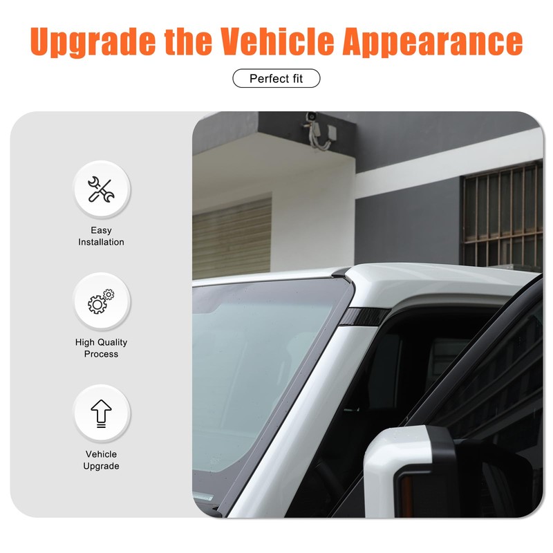 Heutamo A Pillar Upper Cover Replacement Compatible with Toyota Land