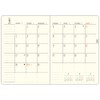 Daigo E9589 2025 Planner, Mill Monthly Block, Green, Starts March