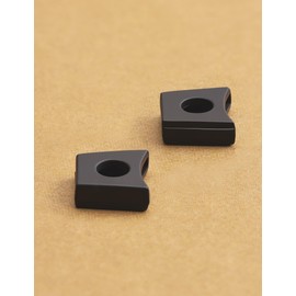 Kygear 1 Pair Black Replacement Nose Bridge Flex Couplers Spare Parts for Oakley Juliet/Romeo 2/X Metal XX