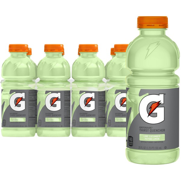 Gatorade Thirst Quencher Sports Drink, Lime Cucumber, 20 fl oz