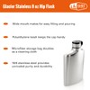 Gsi Outdoors Glacier Stainless Hip Flask 8 oz Hip Flask,