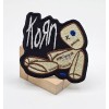 Handmade Korn patch, Korn embroidery patch, Korn rock band patch,