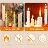 Velas de Pilas sin Llama, Velas decorativas con Cuerda Starlight,