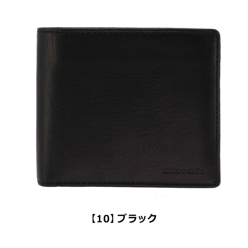 Mirashawn MSMW7JS2 Bi-Fold Wallet, [10] Black