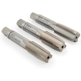 Professional Tap M16 Set HSSG 3 Pieces, Tap, Tap, Middle and Finishing Tap, Hand Tap Set, Metric M16