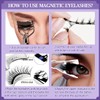 VONJUMA Magnetic Eyelashes, Magnetic Eyelashes Without Eyeliner, Magnetic Eyelashes, Magnetic