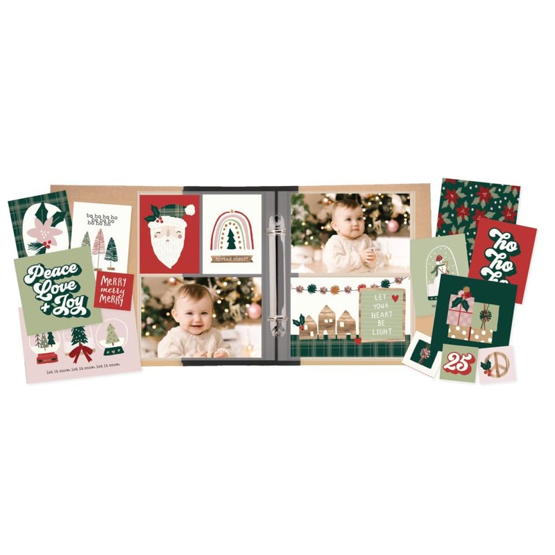 Simple Stories Collection Kit 12"X12"-Boho Christmas
