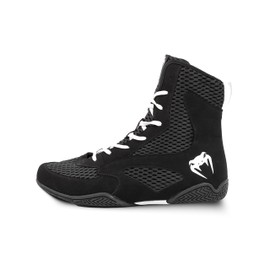 Venum Shoe's Contender Boxing Black/White, 6 Men/7.5 Women