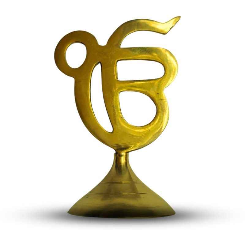 Castel Royale Sikh Religious Symbol IK ONKAR & Khanda Showpiece