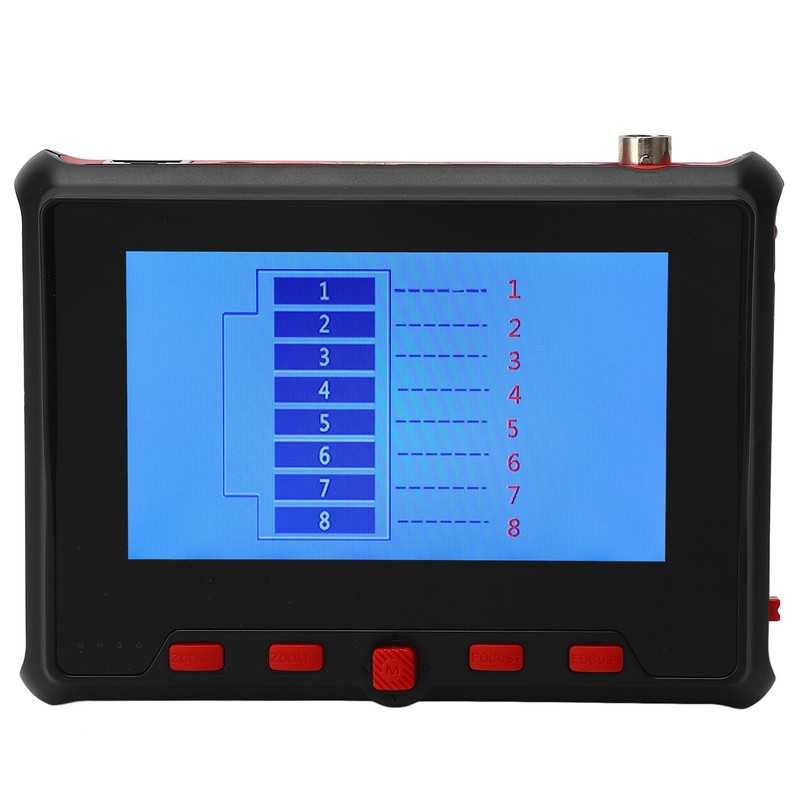 CCTV Test Monitor 4.3in Display AHD TVI CVI UTP Cable