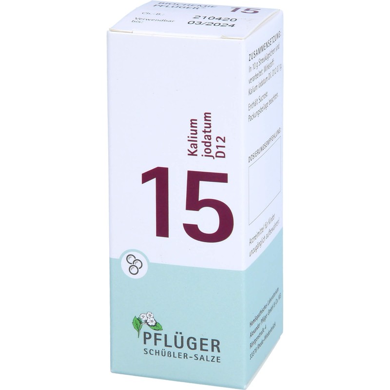 BIOCHEMIE Pflüger 15 Potassium Iodate D 12 Globules 15 g