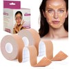 2 Pieza Cinta lifting facial, 2.5*10M Parches de Antiarrugas(Tono de
