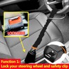 Car Steering Wheel Lock, Seat Belt Lock, Anti-Theft Device, Max