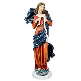 Joseph's Studio de Roman Inc., Colección Renaissance, Figura de Estatua Sagrada, Virgen Desatanudos 25cm, Decoración Religiosa, Sacramentos católicos, (3 x 4 x 10 Pulgadas)