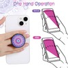 Honoson 9 Pieces Cell Phone Grip Holder Collapsible Holder Colorful