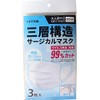 Three Layer Surgical Mask Adult Size, Individual Packaging, Pack of