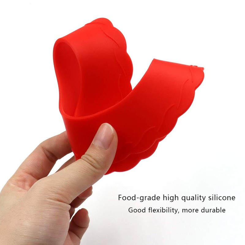 WYBG 4 Pcs Mini Pie Crust Shields, Silicone Pie Pan