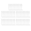 VBESTLIFE 50PCS 5cm Fishing Lures, Soft Plastic T Tail Grub