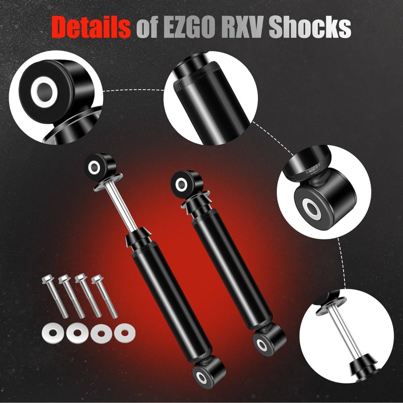 EZGO RXV Rear Shocks Golf Cart Shocks Absorbers Fit for