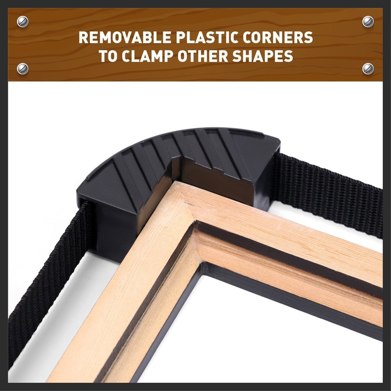 HORUSDY Band Clamp, Woodworking Frame Clamp Strap Holder for Picture