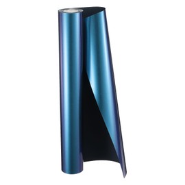 sourcing map HTV Heat Transfer Vinyl 11.8" x 15ft Roll PU Sky Blue Charm Purple Iron on Vinyl for All Cutter Machine, Easy to Cut & Weed