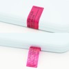 RLSYM 100Pcs Tamper Evident Security Labels 1x3 inch Red No