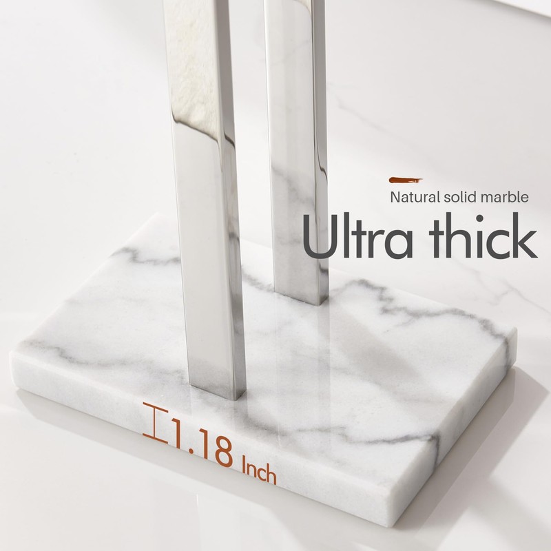 KOKOSIRI Floor Stand Towel Rack for Bathroom 2-Tier Free Standing