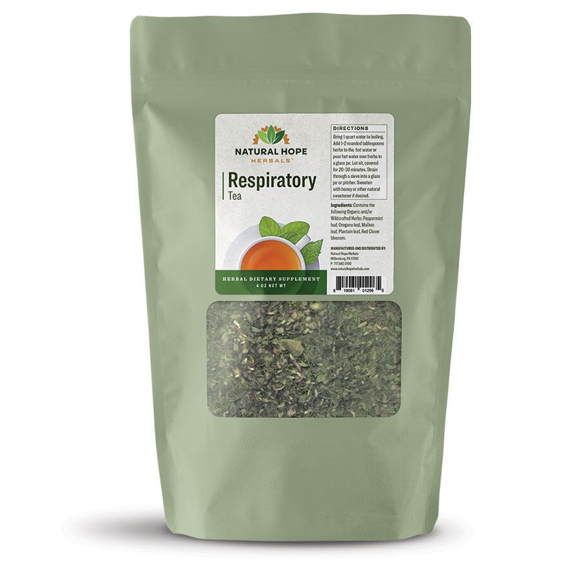 Natural Hope Herbals RESPIRATORY TEA - Organic Wildcrafted Minty Lung