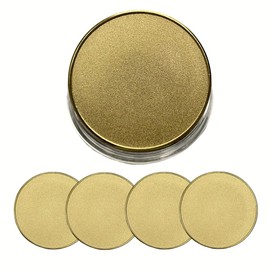 4 Pcs Laser Engraving Blank Challenge Coins DIY Craft Design Customized Blank Coins Metal Stamped Jewelry Production Commemorative Coin Series.