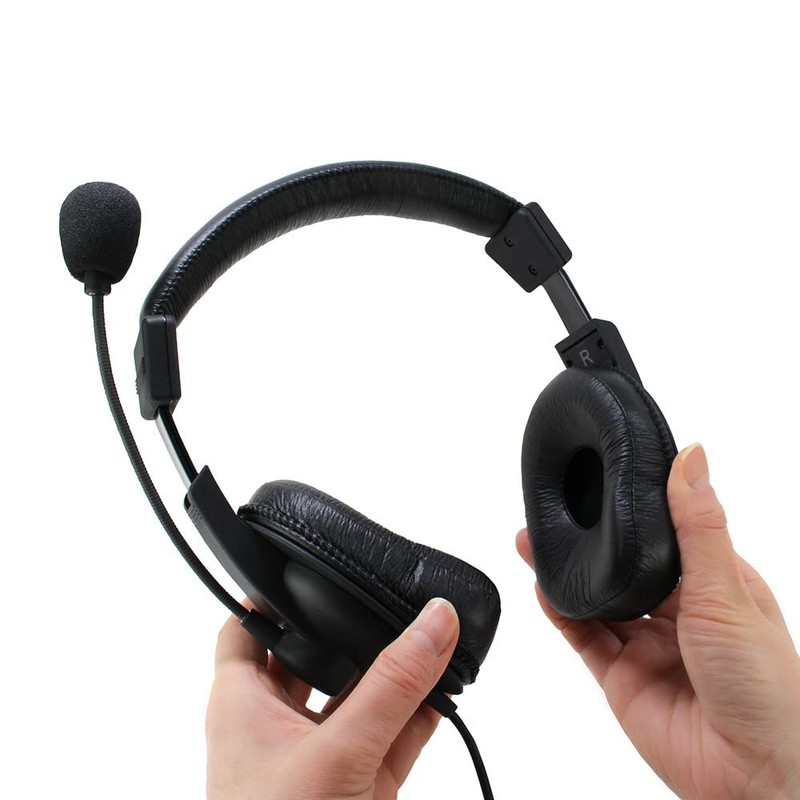 SOUNDWARRIOR Sealed Lightweight Binaural Overhead Headset with Replacement Accessories, Made