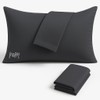 Set of 2 Pillowcases for Side Sleeper Pillows, 100% Jersey