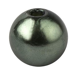 Ideen mit Herz 100 Pcs 8mm Dark Green Mother of Pearl Hole Beads for Threading