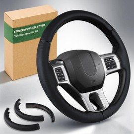 Customized Steering Wheel Cover for 2012-2018 Dodge RAM 1500/2500/3500/4500