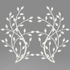 Meltset Metal Tree Leaf Wall Decor, Vine Olive Leaf Branch