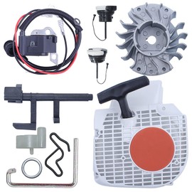 Mtanlo Flywheel Ignition Coil Recoil Starter Kit For Stihl Ms250 025 Ms230 023 Ms210 021 Chainsaw Part 1123 400 1207, 1123 080 1802, 1123 400 1301
