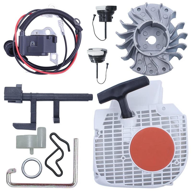 Mtanlo Flywheel Ignition Coil Recoil Starter Kit For Stihl Ms250