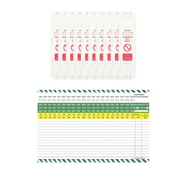 LIVELIFEBETTER® Equipment Inspection Tags- 10 Holders and 20 Inserts -Universal application, Show equipment has been inspected (LOLER/PUWER) and fit for use status. Suitable for indoor and outdoor use